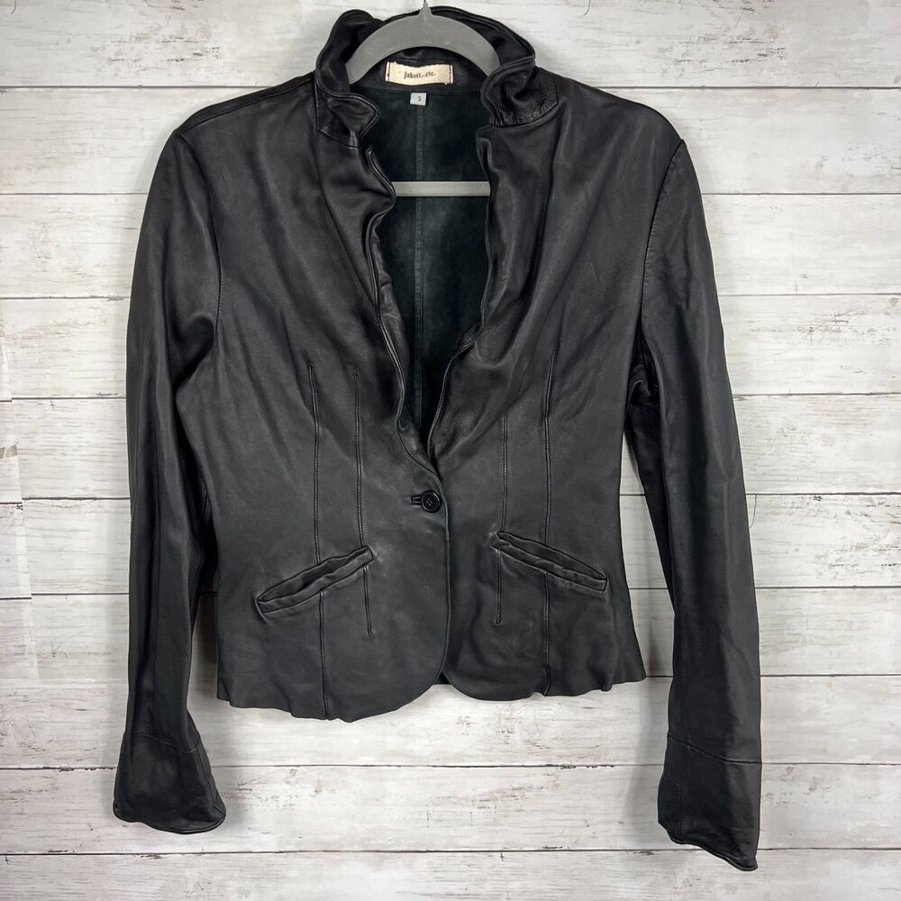 Women's Black Leather Jacket